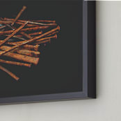 "Old Sacrifices" - Art Print in Rust by Jayna B - Frame Close-up