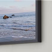 "Malibu Dreaming" - Art Print in Sky Blue by Kathy Par - Frame Close-up