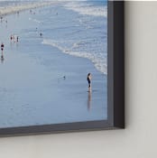 "Santa Monica Beach 4" - Art Print in sand blue by Sea and Sky - Frame Close-up