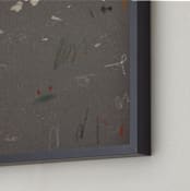 "Room" - Art Print in Grey by Shiho Whitehead - Frame Close-up