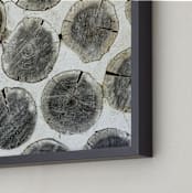 "Rustic Wood" - Art Print in brown ivory by Alexis Arnold - Frame Close-up
