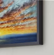 "Rising to Light" - Art Print in Rising Light by Brian Sostrom - Frame Close-up