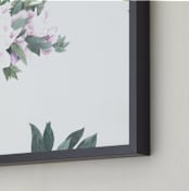 "Chinese Peonies" - Art Print in Peony Pink by XL - Frame Close-up