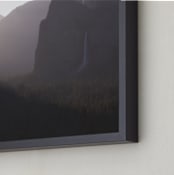"Yosemite at Dawn" - Art Print in Peach by Mike Sunu - Frame Close-up