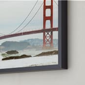 "The Icon" - Art Print in Ocean Greens by Elan Alvarez Sherman - Frame Close-up