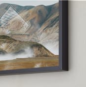 "Impression of Cold Sky" - Art Print in Mountain Green by Augusto Paolo Bringas Dizon - Frame Close-up