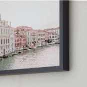 "Venice Grand Canal" - Art Print in Blush Pink by Heather Loriece - Frame Close-up