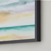 "Shimmering Shore" - Art Print in Sea by Lindsay Megahed - Frame Close-up