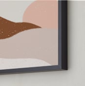 "Desert Sun" - Art Print in neutral by Kayla Dawson - Frame Close-up