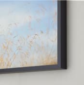 "Field of Light" - Art Print in Hopeful Blue by Jayna B - Frame Close-up