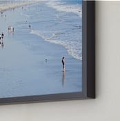 "Santa Monica Beach 4" - Art Print in sand blue by Sea and Sky - Frame Close-up