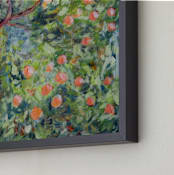 "Greenonthepark" - Art Print in Allgreens by Susanna Nousiainen - Frame Close-up