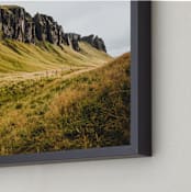 "iceland expanse no.01" - Art Print in Grass by Monica Gussow - Frame Close-up