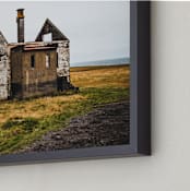 "abandoned 01" - Art Print in stone by Monica Gussow - Frame Close-up