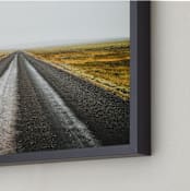 "road to nowhere" - Art Print in one color by Monica Gussow - Frame Close-up