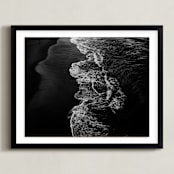 "Swell" - Art Print in Black and White by LindseyErin - Framed