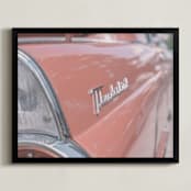 "Thunderbird" - Art Print in Peachy Rose by Tennie and Co. - Framed