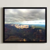 "Grand Canyon Illuminated" - Art Print in Grand Canyon earth by Jeff Vilkin - Framed