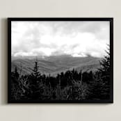 "View From Up Here" - Art Print in Black & White by Hannah Graham - Framed