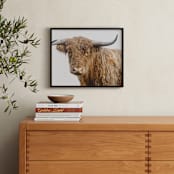 "Carl" - Art Print in Brown by Jennifer Morrow - In a Room