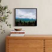 "Calm Mountains" - Art Print in The Forrest by Hannah Graham - In a Room