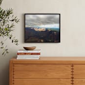 "Grand Canyon Illuminated" - Art Print in Grand Canyon earth by Jeff Vilkin - In a Room