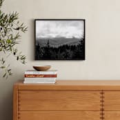 "View From Up Here" - Art Print in Black & White by Hannah Graham - In a Room