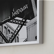 "Shockoe Crossing" - Art Print in Iron by Curtis Newkirk - Frame Close-up
