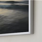 "The Uniqueness of Waves XXVI" - Art Print in Soft Sunset by Tal Paz-Fridman - Frame Close-up