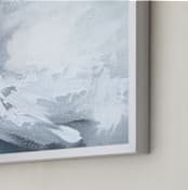 "Iron Sky" - Art Print in Iron grey/blue by Teodora Guererra - Frame Close-up