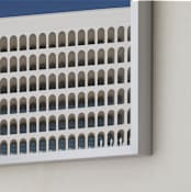 "Do not stop the clock" - Art Print in Beige by Massimiliano Massimo Borelli - Frame Close-up