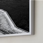 "Study of negative #2" - Art Print in pitch black by Van Tsao - Frame Close-up