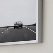 "Modern Cowboy" - Art Print in Black and White by Kaitlin Rebesco - Frame Close-up