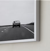 "Modern Cowboy" - Art Print in Black and White by Kaitlin Rebesco - Frame Close-up