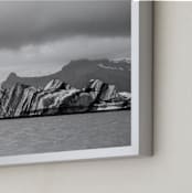 "form of ice #2 " - Art Print in sliver grey by Van Tsao - Frame Close-up