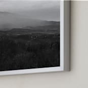 "Forgotten Wheel" - Art Print in Black and White by Mark Kirby - Frame Close-up