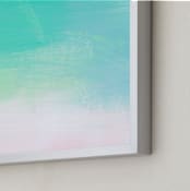 "Laniakea" - Art Print in Sea Green by Artsy Canvas Girl Designs - Frame Close-up