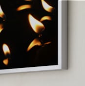 "Candlelights" - Art Print in light by Belia Simm - Frame Close-up