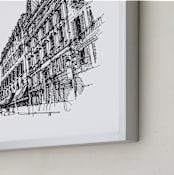 "Paris 2" - Art Print in Black by IMG_101 - Frame Close-up