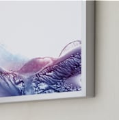 "over the horizon" - Art Print in violet by Helen Halik - Frame Close-up