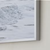 "Coastal Cream II" - Art Print in Coastal White by Charlotte Mello Stevenson - Frame Close-up