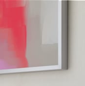 "Feeling Moxie" - Art Print in Magic Potion Red by Artsy Canvas Girl Designs - Frame Close-up