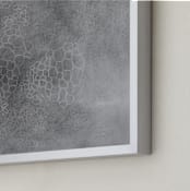 "Lichen Forms No.2" - Art Print in Graphite by Janie Allen - Frame Close-up