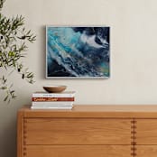 "Oceana" - Art Print in Ocean Blue by Alice Lin - In a Room