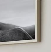 "Horseback" - Art Print in Black and White by Anne Ciotola - Frame Close-up