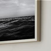 "Lost At Sea" - Art Print in black and White by Cade Cahalan - Frame Close-up