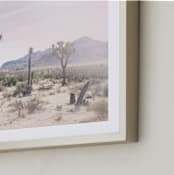 "Joshua Tree No. 10" - Art Print in Desert Rose by Wilder California - Frame Close-up