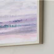 "Peninsula" - Art Print in Dusty Lavender by Grace Kreinbrink - Frame Close-up