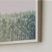 "Corn Field" - Art Print in muted green by Alexis Arnold - Frame Close-up
