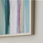 "Grace" - Art Print in Teal by Artsy Canvas Girl Designs - Frame Close-up